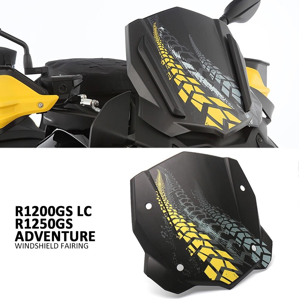 送料無料 Bmw R1200GS/Adv R1250GS/Adv フロントガラス ウインドブレーカー デフレクター シールド プラスチック拍卖