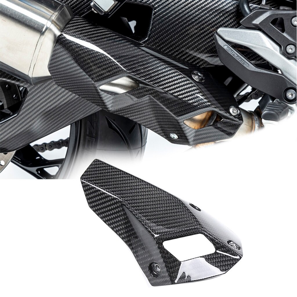 送料無料 Bmw S1000XR 2021-2022 カーボンファイバー エキゾースト 排気管カバー フェアリングキット拍卖