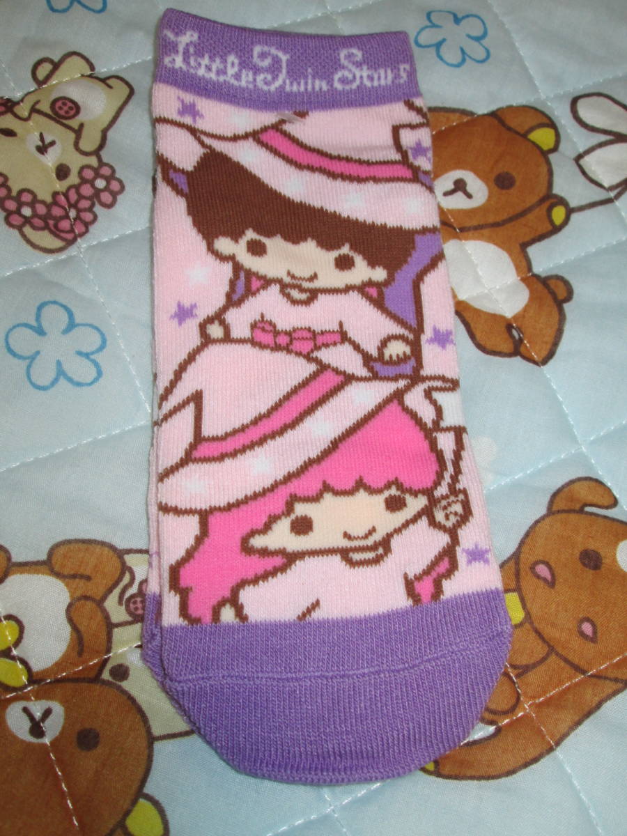 〇新品♪ツインスターズ キキララ ハロウィンソックス23~25cm〇拍卖