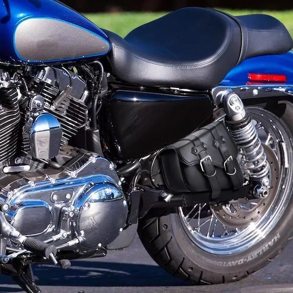 国内発送 サドルバッグ スイングアームバック サドルバック 左側 ハーレー スポーツスター ソフテイル ダイナ アメリカン拍卖