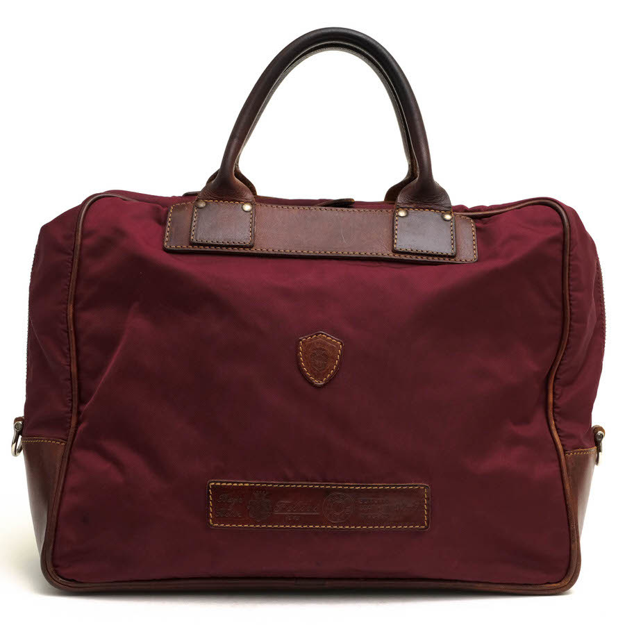 Felisi フェリージ ビジネスバッグ 02-9/DS 伊リモンタ社ナイロン バケッタレザー 牛革 A4サイズ収納可 ミニボストン拍卖