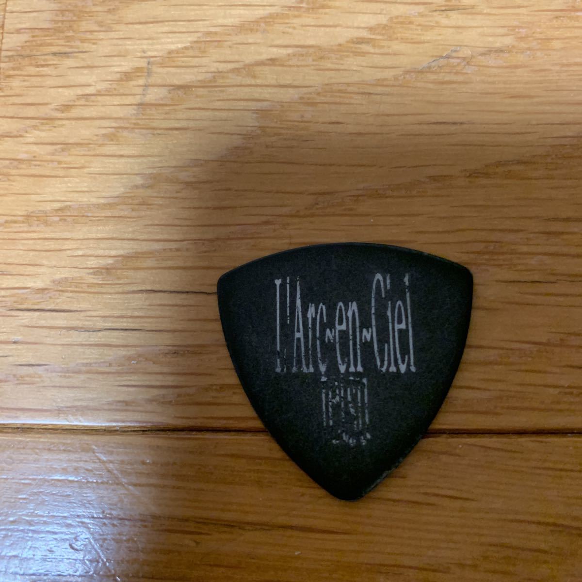 L'Arc〜en〜Ciel ラルクアンシエル ピック おにぎり型 黒 ESP TETSU 使用感あり デザインカスレあり ジャパニーズピジュアル系拍卖