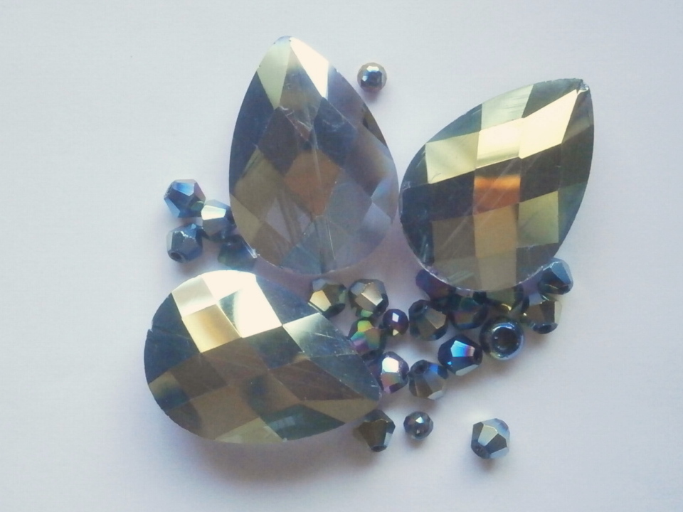 ガラスビーズ★ドロップ★タイプ B★マルチ系★A拍卖