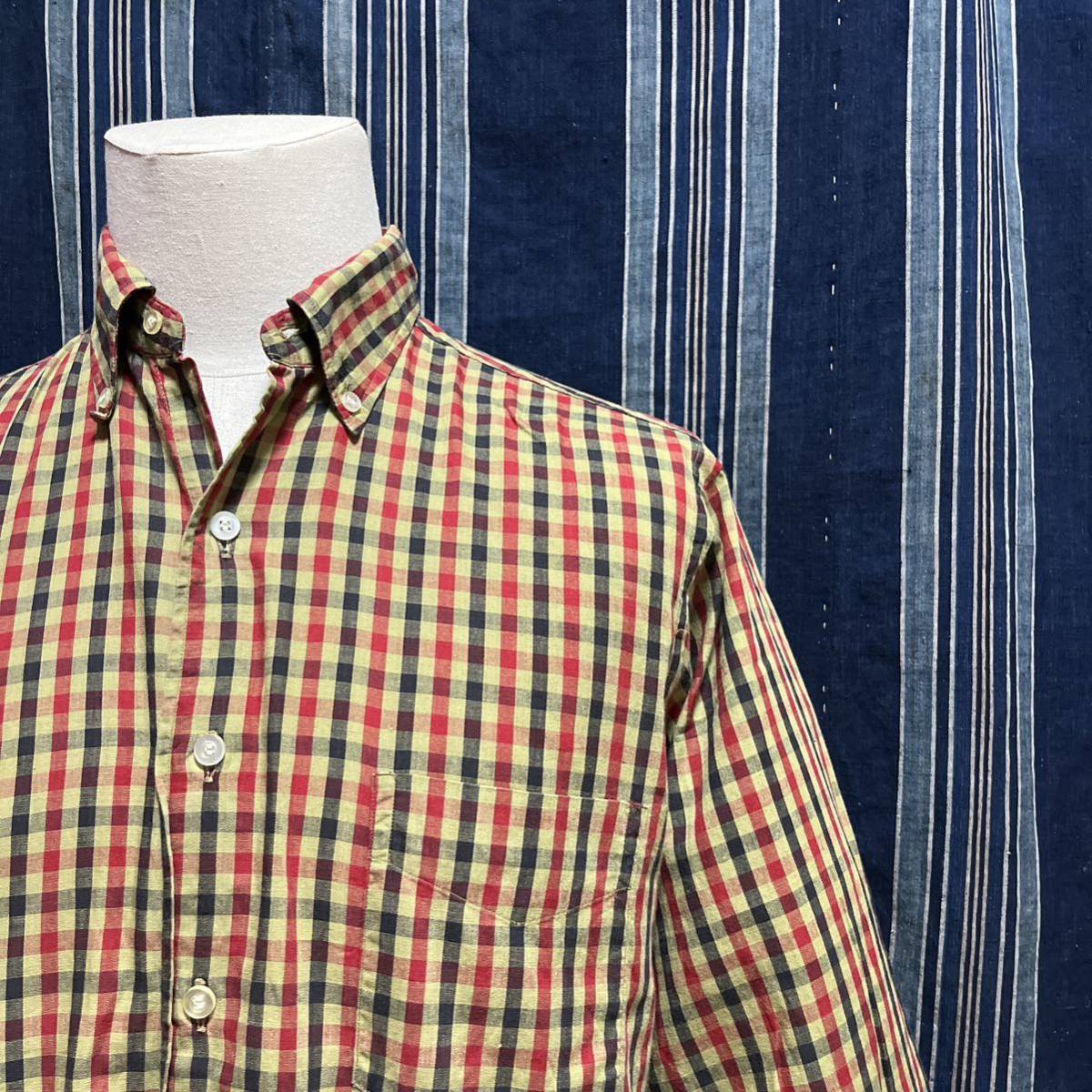 60s nudelmans b.d shirt 60年代 マチ付き ボタンダウン シャツ アメリカ製 プレッピー トラッド trad アイビー アイビールック ivy拍卖