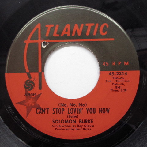 SOLOMON BURKE-Can't Stop Lovin' You Now (Orig)拍卖