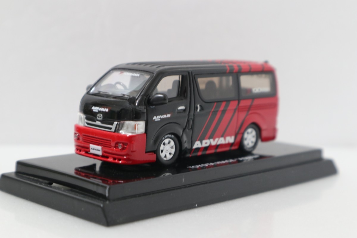 京商 1/64 アドバン トヨタ ハイエース 200系 ビーズコレクション Toyota Hiace ビーコレ beads collection ADVAN RACING拍卖