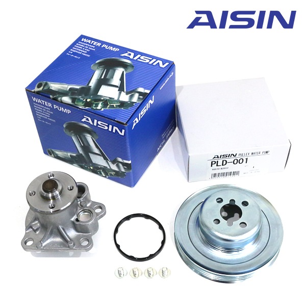 WPD-050 PLD-001 タント カスタム L375S L385S ウォーターポンプ 対策プーリー セット AISIN アイシン精機 ダイハツ 16100-B9280拍卖