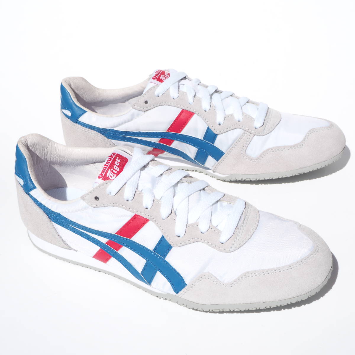 デッド!! 27.5cm 未使用 限定!! オニツカタイガー SERRANO セラーノ 白xトリコロール Onitsuka Tiger拍卖