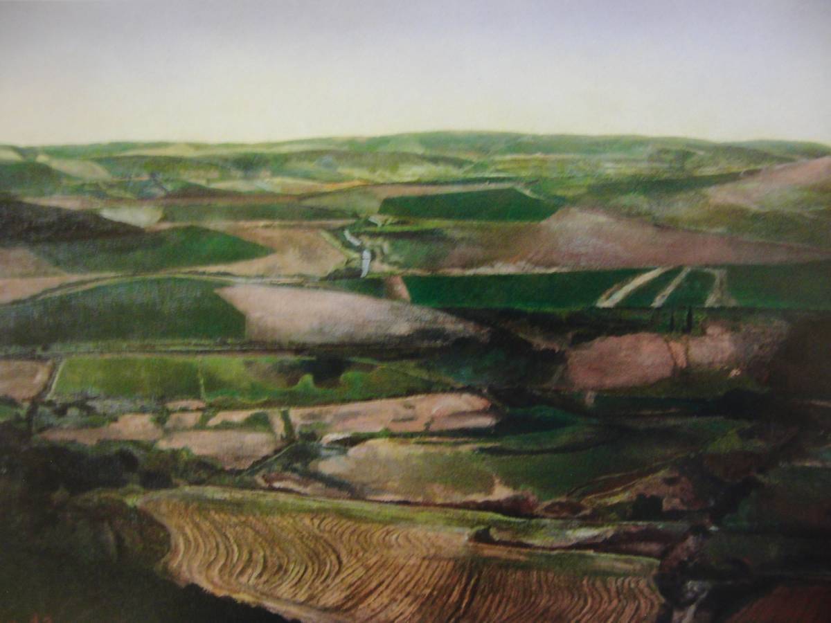 久野和洋、地の風景、希少画集画、新品高級額・額装付、状態良好、送料込み、marin拍卖
