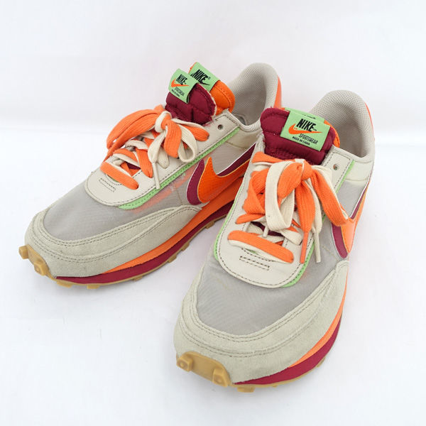 ★ NIKE×sacai×CLOT LD Waffle Orange Blaze ワッフル クロット オレンジ 26.5cm DH1347-100 (0220469202)拍卖