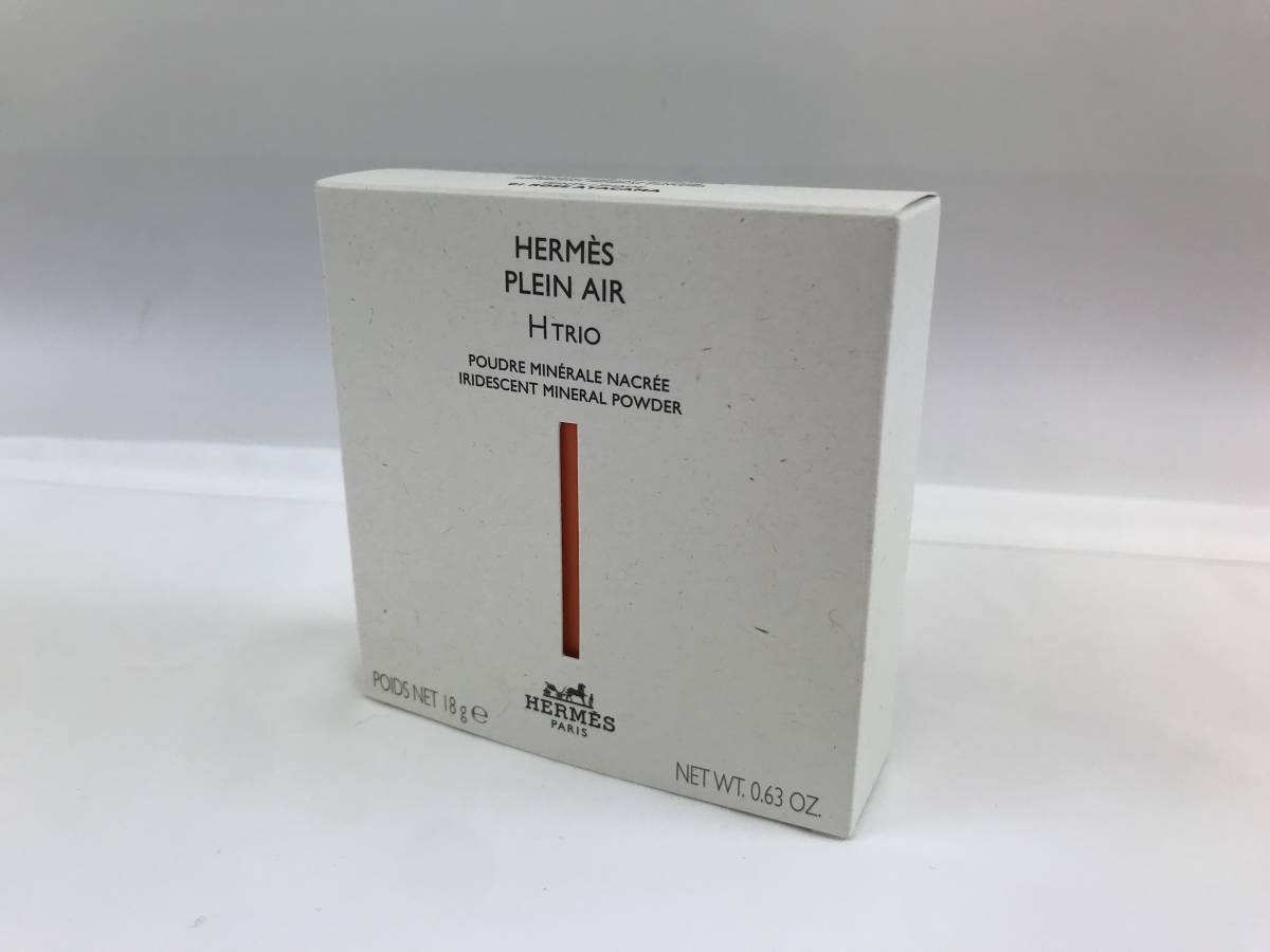 HERMES / エルメス プラン エア Hトリオ プードル ミネラル ナクレ (カラー:01 ローズ・アタカマ) フェイスパウダー 未使用品 #190591-123拍卖