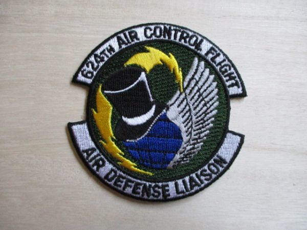 【送料無料】624th air control flight air defense liaison パッチ ワッペン/翼ハット帽子patch貴族アメリカ空軍AIR FORCE米空軍USAF M34拍卖