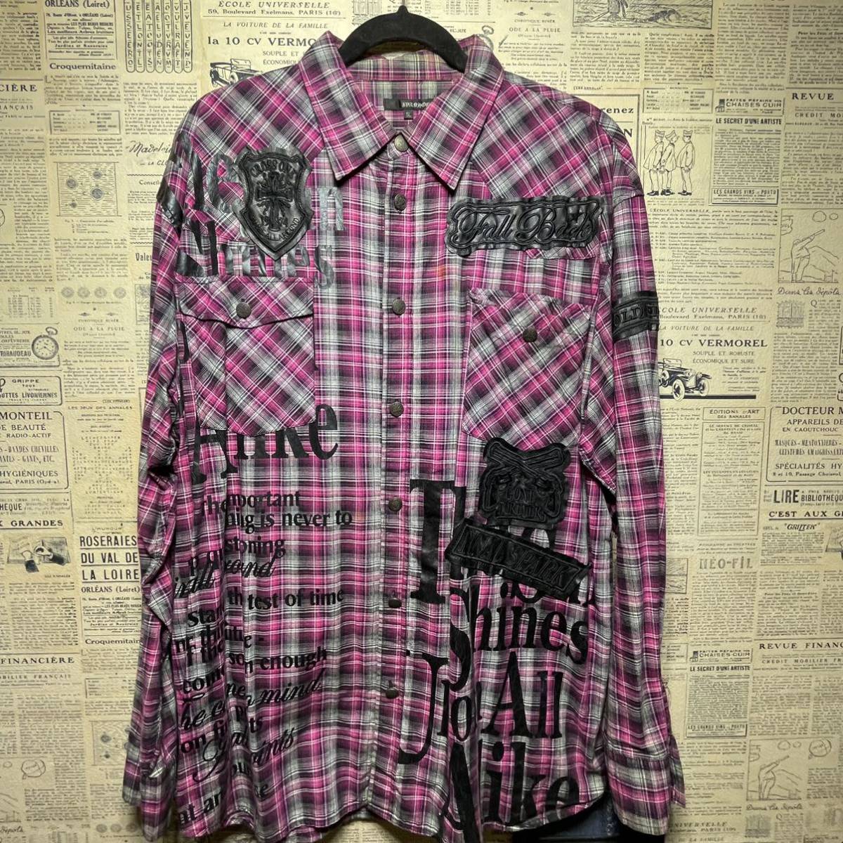 長袖シャツ size 5L オーバーサイズ ビッグサイズ拍卖