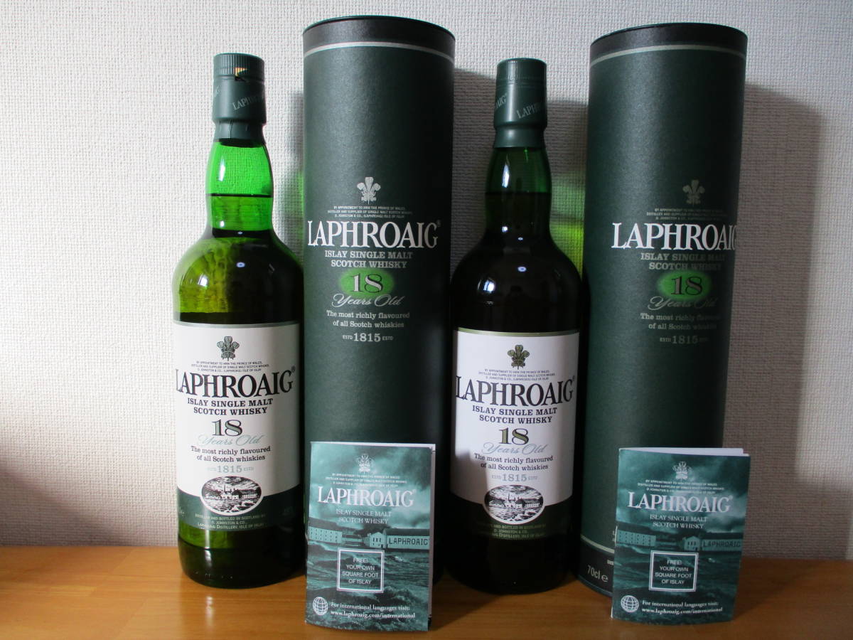 LAPHROAIG AGED 18 YEARS ラフロイグ 18年 サントリー正規品 旧ボトル 送料込拍卖