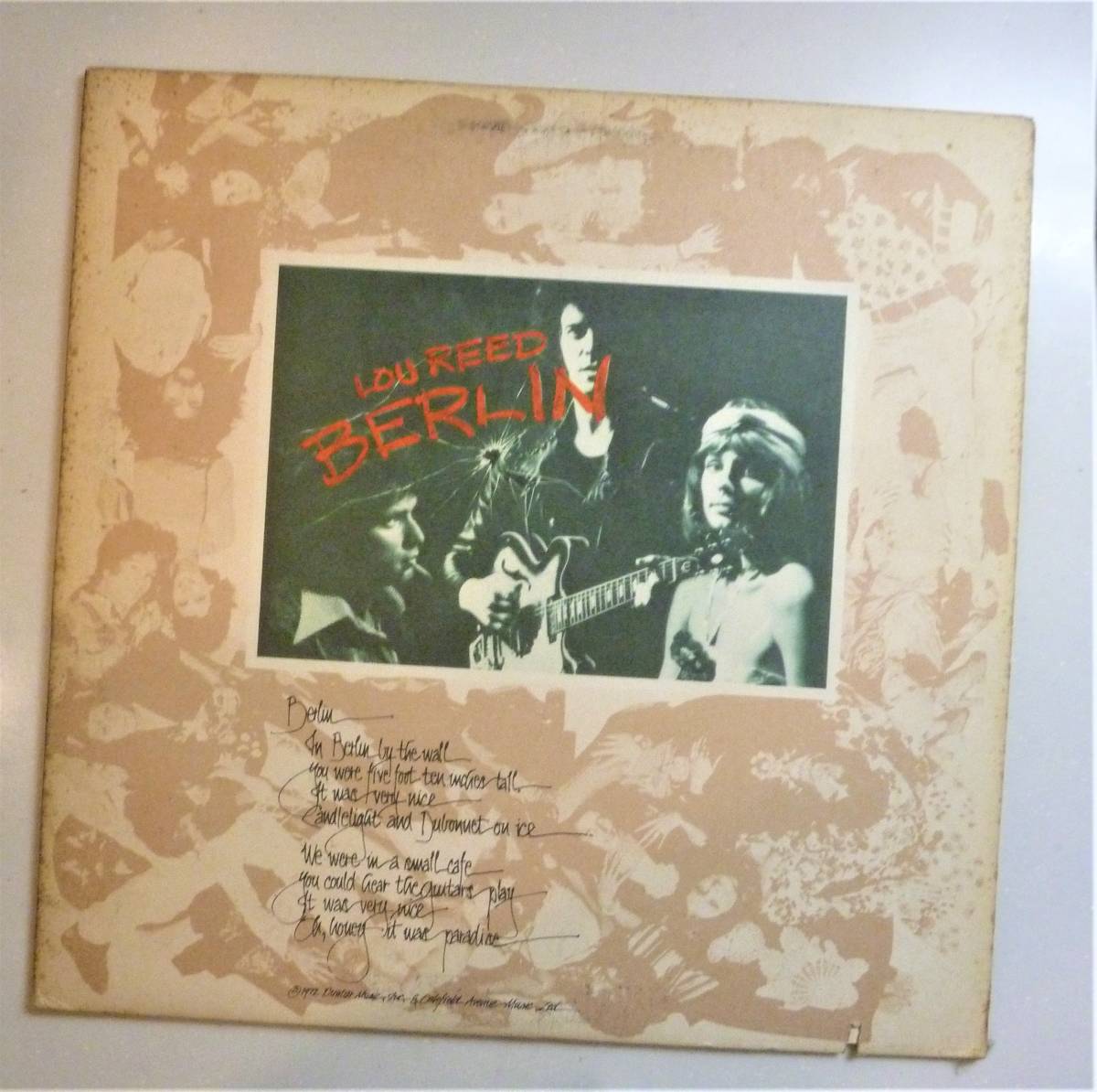 【アナログLP●本国米国盤】ルー・リード/ベルリン拍卖