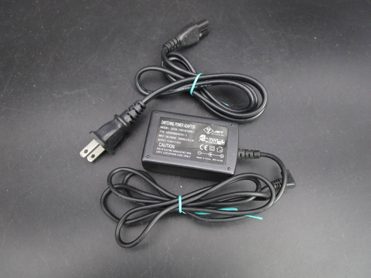 送料350円 動作OK UE20-120167SPA1 ACアダプター INPUT100-240VAC OUTPUT12V-1.67A (NSA66拍卖