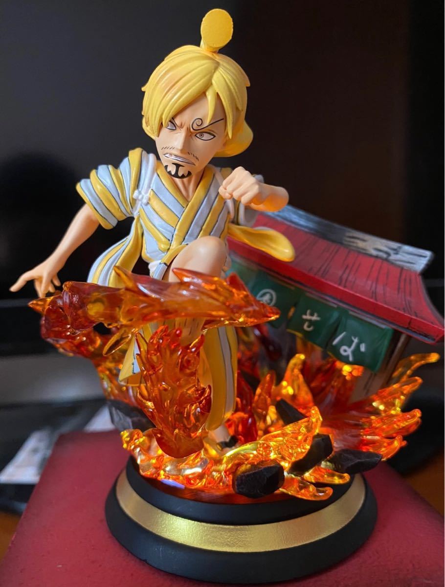 w17 サンジ ワンピース フィギュア ガレージキット 完成品 専用箱付き拍卖