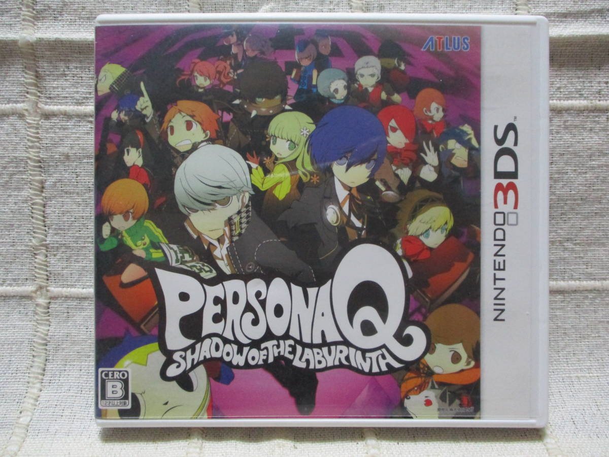 「ペルソナQ シャドウ オブ ザ ラビリンス」ニンテンドー3DSソフト/ アトラス ATLUS SHADOW OF THE LABYRINTH   管理:A1-491拍卖