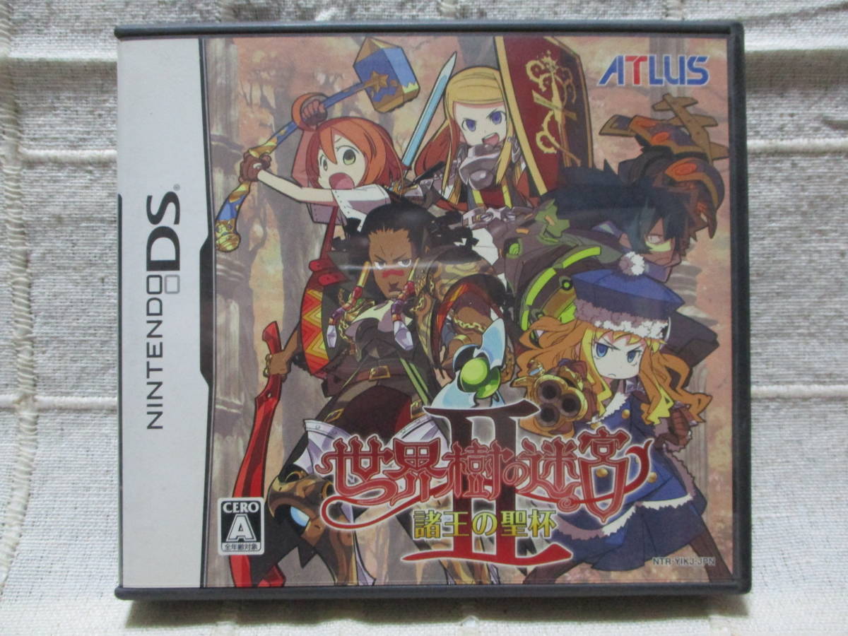 「世界樹の迷宮Ⅱ 諸王の聖杯」ニンテンドーDSソフト/ アトラス ATLUS   管理:(A1-493拍卖