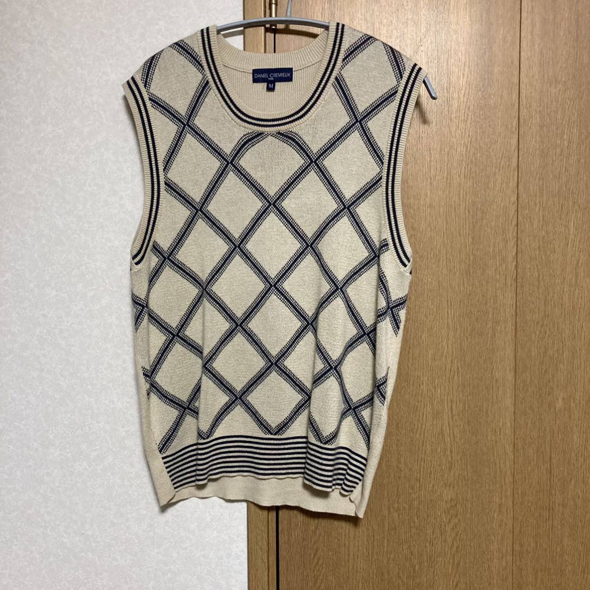 Daniel Cremieux Paris ニットベストサイズM拍卖