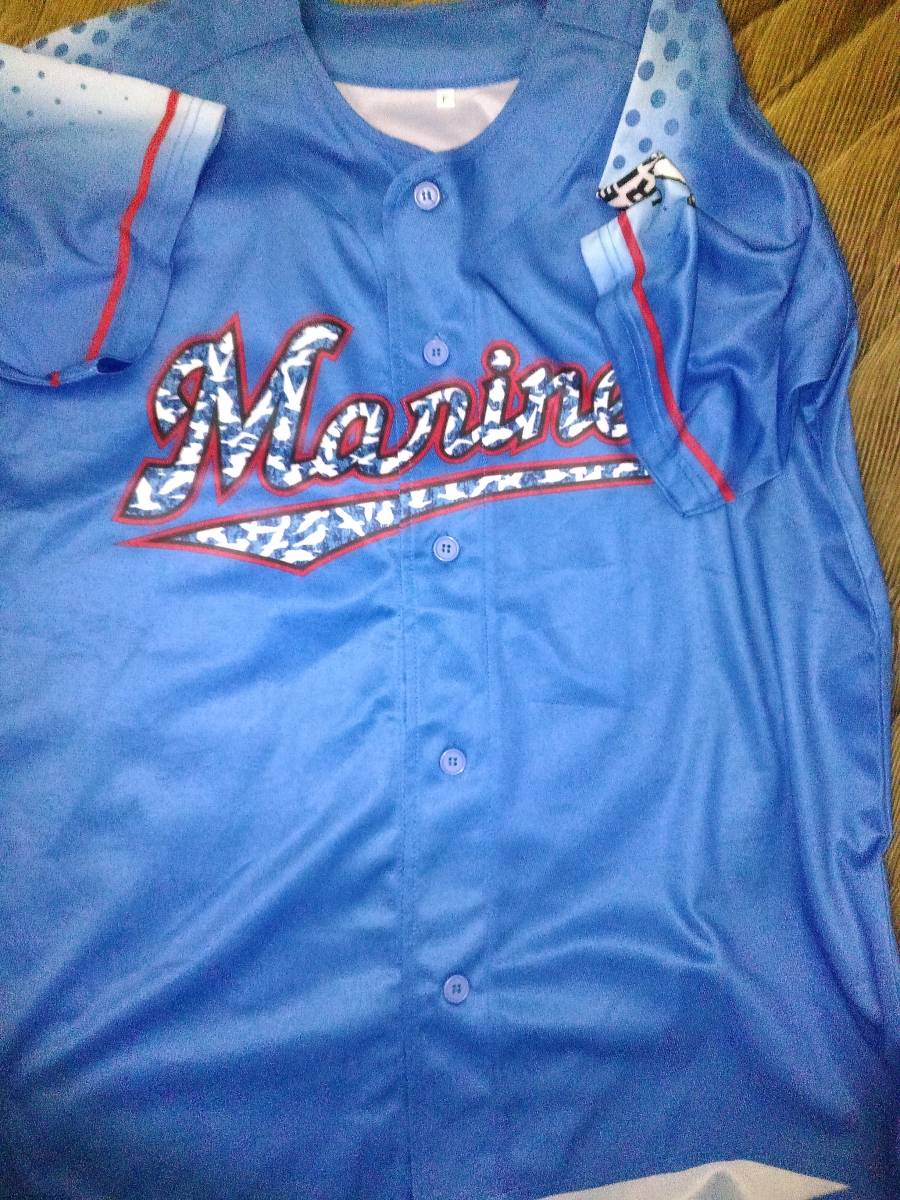 千葉ロッテマリーンズ 球場配布マリンフェスタユニフォーム フリーサイズ拍卖