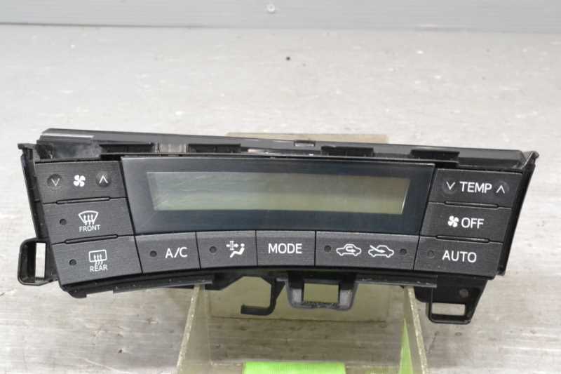 プリウス L 前期(ZVW30) 純正 破損無 取付OK 動作保証 エアコンスイッチ パネル 75D725 / 55900-47010 k076247拍卖