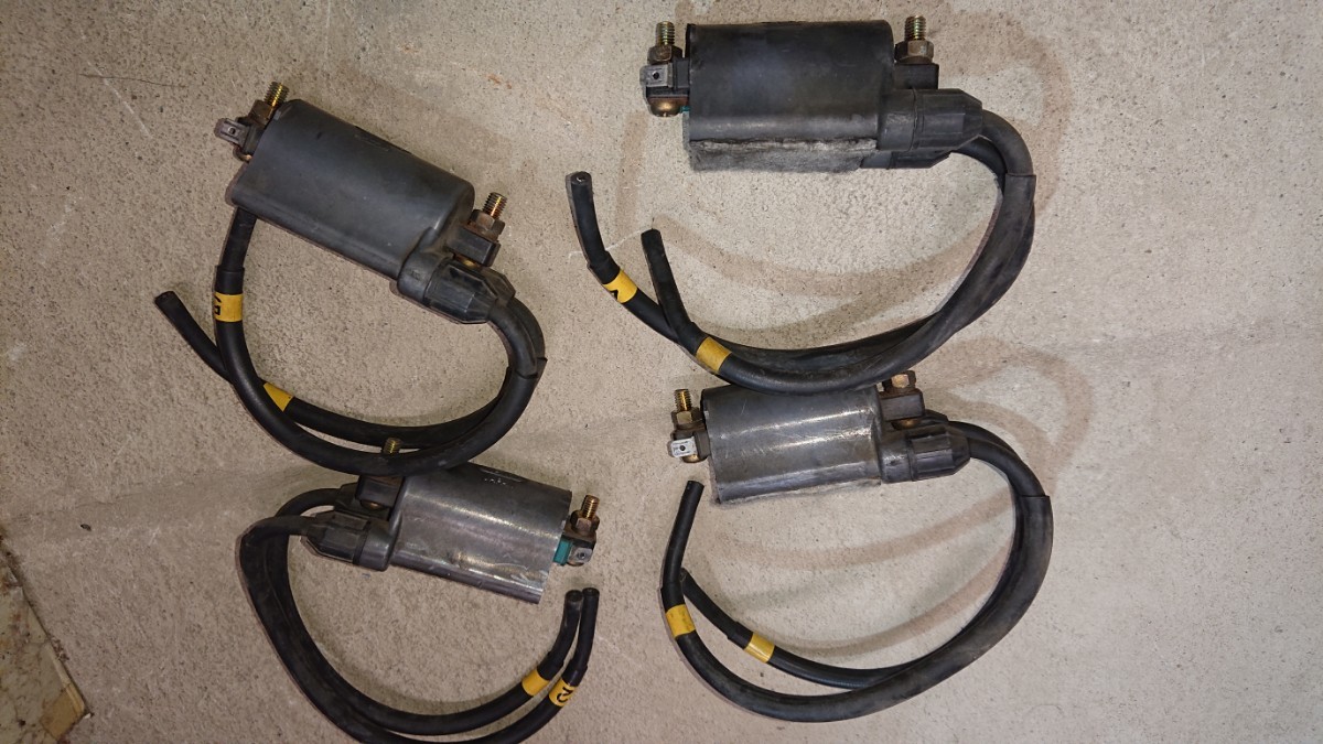 カワサキ ゼファー1100 イグニションコイル純正 一台分拍卖