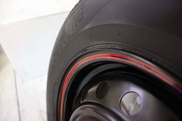 P11★ダブルライン ダブルリムライン 二重線 ホイールリムステッカー ★レッド ブルー ホワイト オレンジ ゴールド シルバー 1拍卖