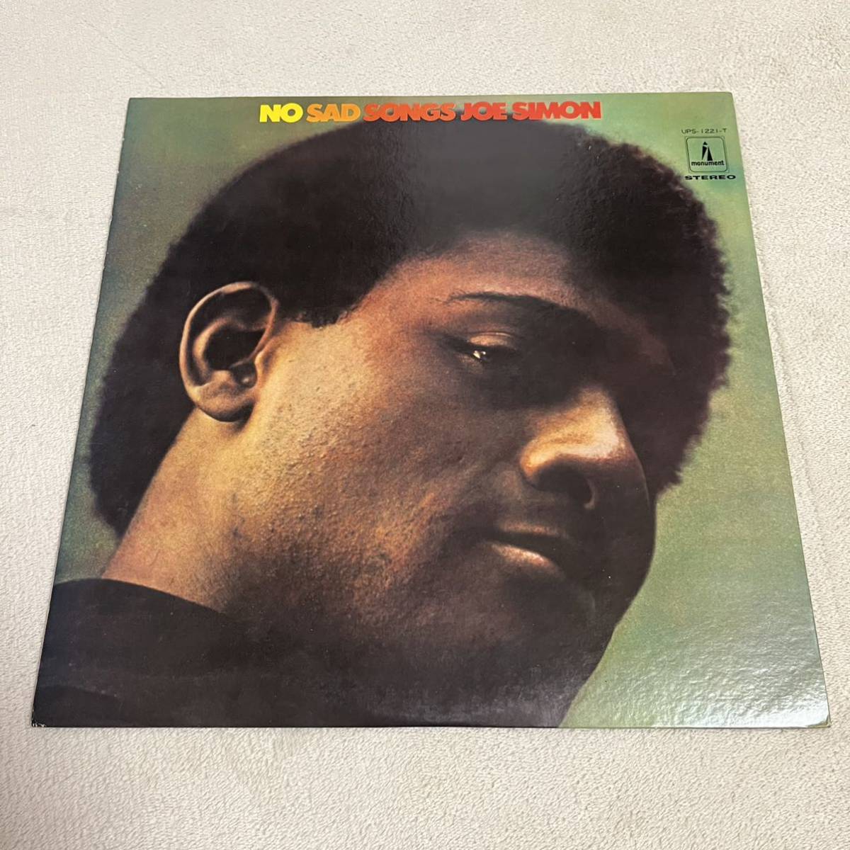 【国内盤】JOE SIMON NO SAD SONGS ジョーサイモン ノーサッドソングス / LP レコード / UPS1221T / R&Bソウル /拍卖