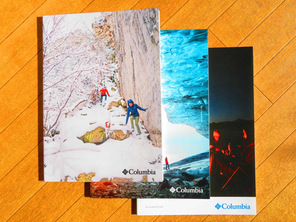 Columbia カタログ 2018・2020・2021年 アウトドア OUTDOOR ☆ コロンビア パンフレット ダウンジャケット EQUIPMENT バッグ フットウェア拍卖
