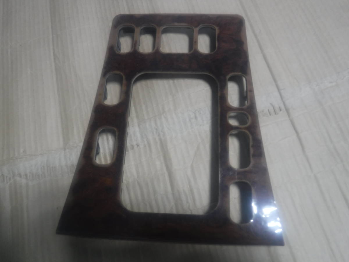 ベンツEクラスW210純正センターコンソールE240スイッチ カバー シフト パネル パワーウインドウ ウッド調パネル即決即日発送可能!!拍卖