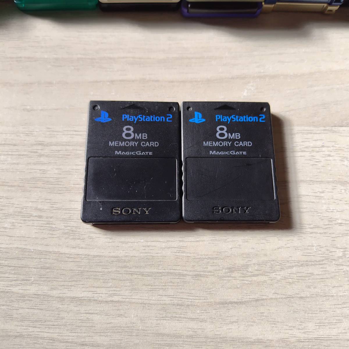 ◯PS2 メモリーカード 2本! 何本でも同梱OK◯拍卖