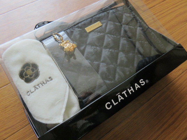 ☆即決☆未使用・箱付き【CLATHAS】クレイサス★ポーチ・タオルセット☆拍卖