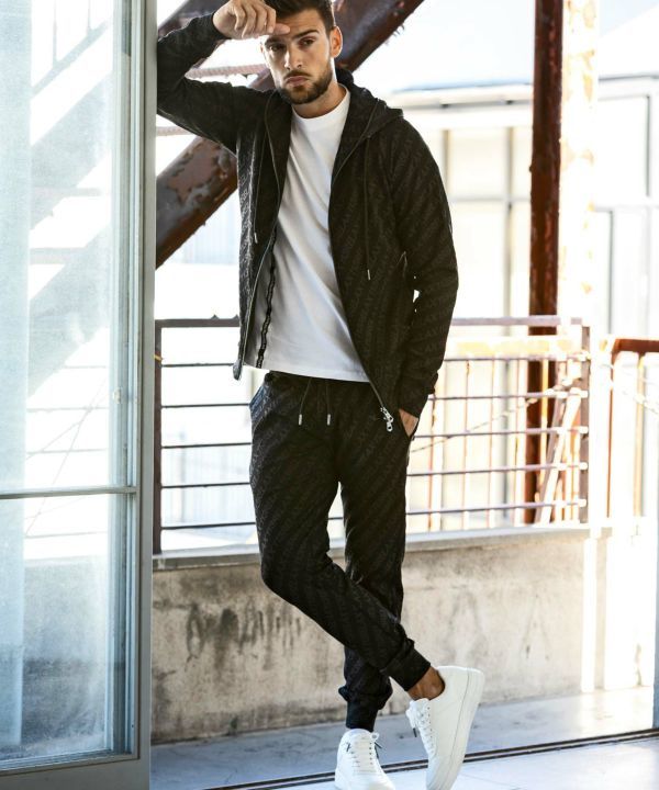 1PIU1UGUALE3 ウノピゥウノウグァーレトレ ストレッチパーカー パンツ ジムウェア トレーニング 総柄 ジャージ セットアップ ゴルフ S拍卖