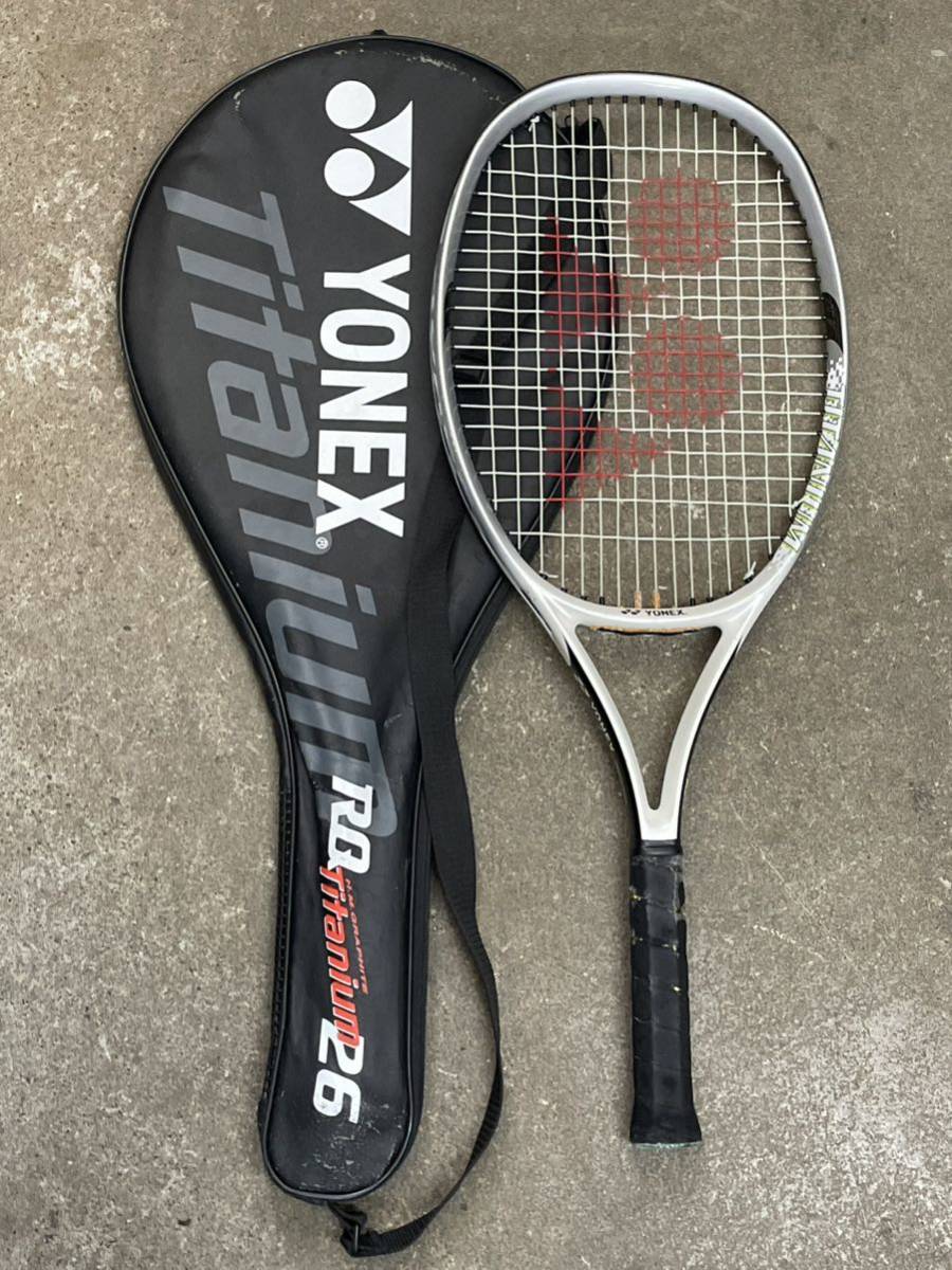 ヨネックス YONEX/テニスラケット RQ titanium 26拍卖