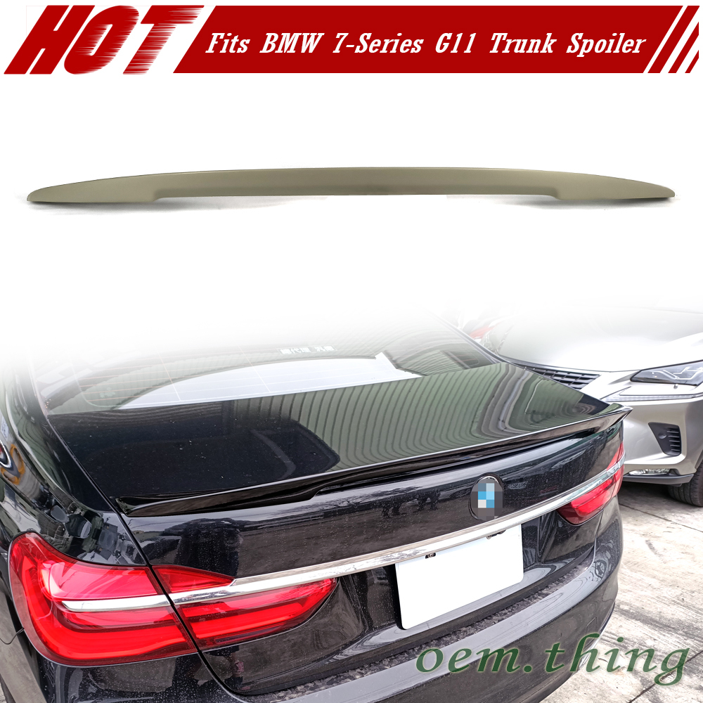 未塗装の素地 2016+ BMW 7シリーズ G11 G12 セダン エアロ ハイキック リアスポイラー トランクスポイラー P2 TYPE FRPの材質拍卖