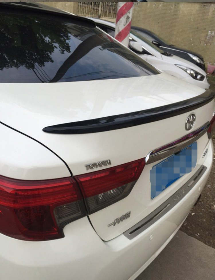 #202塗装済品 (ブラック) 塗装込み トヨタ マークX GRX130/GRX133/GRX135 リアトランクスポイラー OE TYPE ABSの材質 純正色対応拍卖