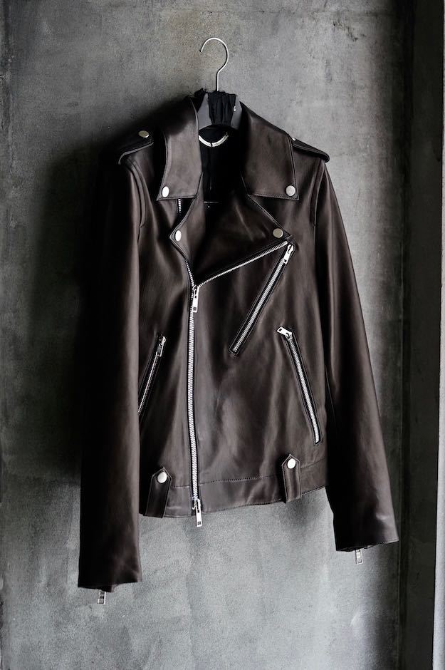 正規品ガラアーベントGalaabenDラムレザーボンディングラムダブルライダースJKTサイズM拍卖