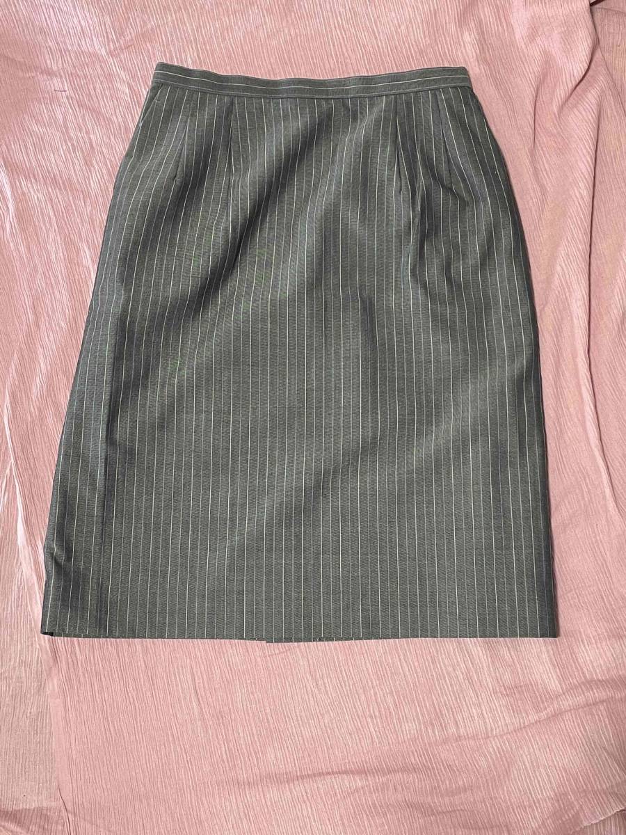 ※Bランク【中古】lemidi_9号_タイトスカート(グレー)LS2732/かわいい会社事務服/おしゃれOL制服 拍卖