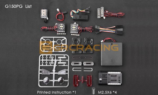 GRC製 G150PG 1/10ラジコン用 TRX6 G63 6X6 TRX-6 メルセデス・ベンツ G 63 AMG ー専用LEDライトキット拍卖