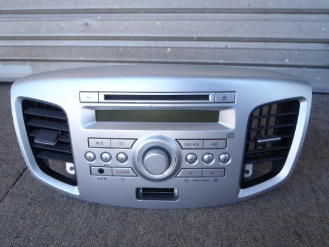 純正 CDプレイヤー ワゴンR MH34S FXリミテッド H26 クラリオン AM FM CDデッキ 39101-72M00-ZML 作動確認済み拍卖