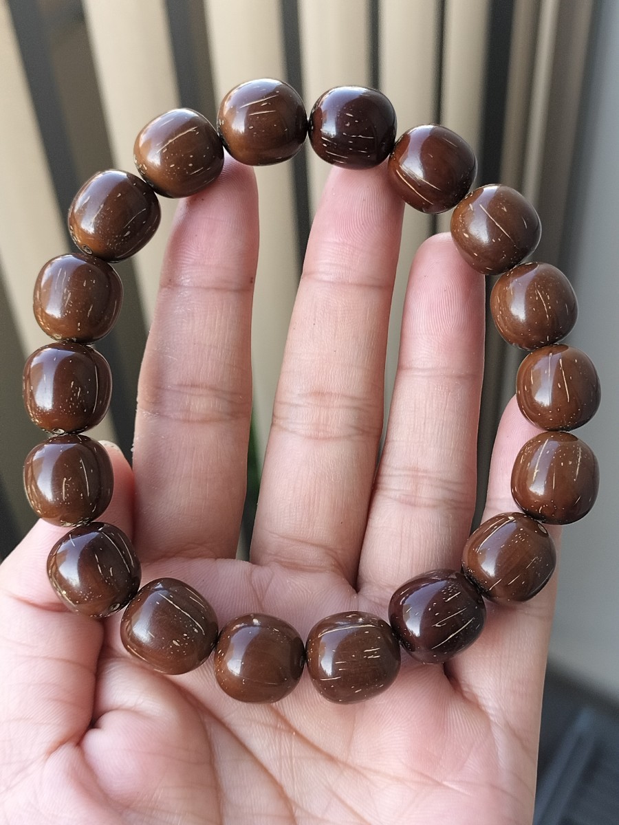 文玩  紫金鼠  天然ルドラクシャ 菩提 念珠 数珠 ブレスレット拍卖