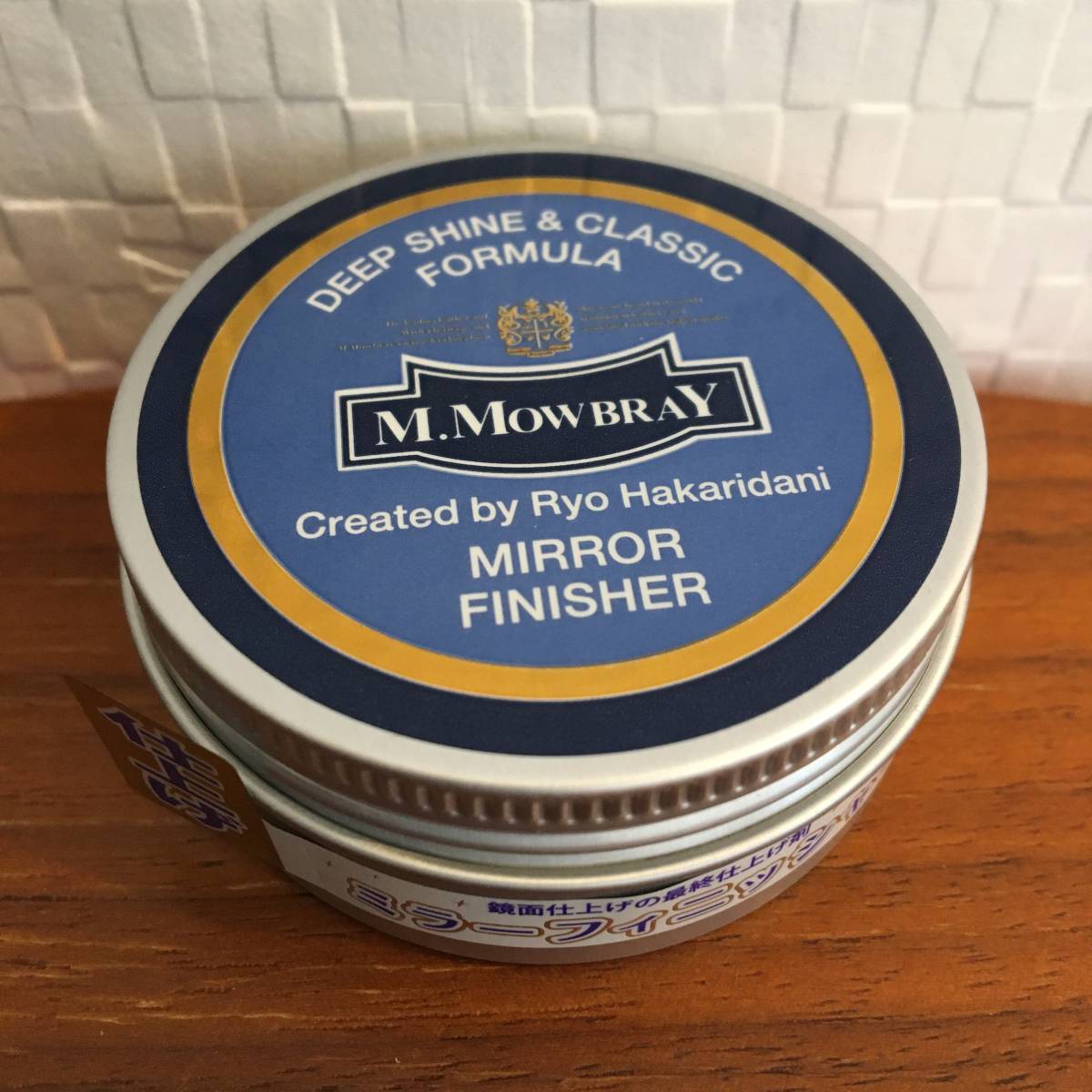 ● 送料¥180~ ● ミラーフィニッシャー ニュートラル 無色 40ml M.MOWBRAY 仕上げ 日本製 缶 革靴 靴クリーム (新品)(未開封)(正規品)拍卖
