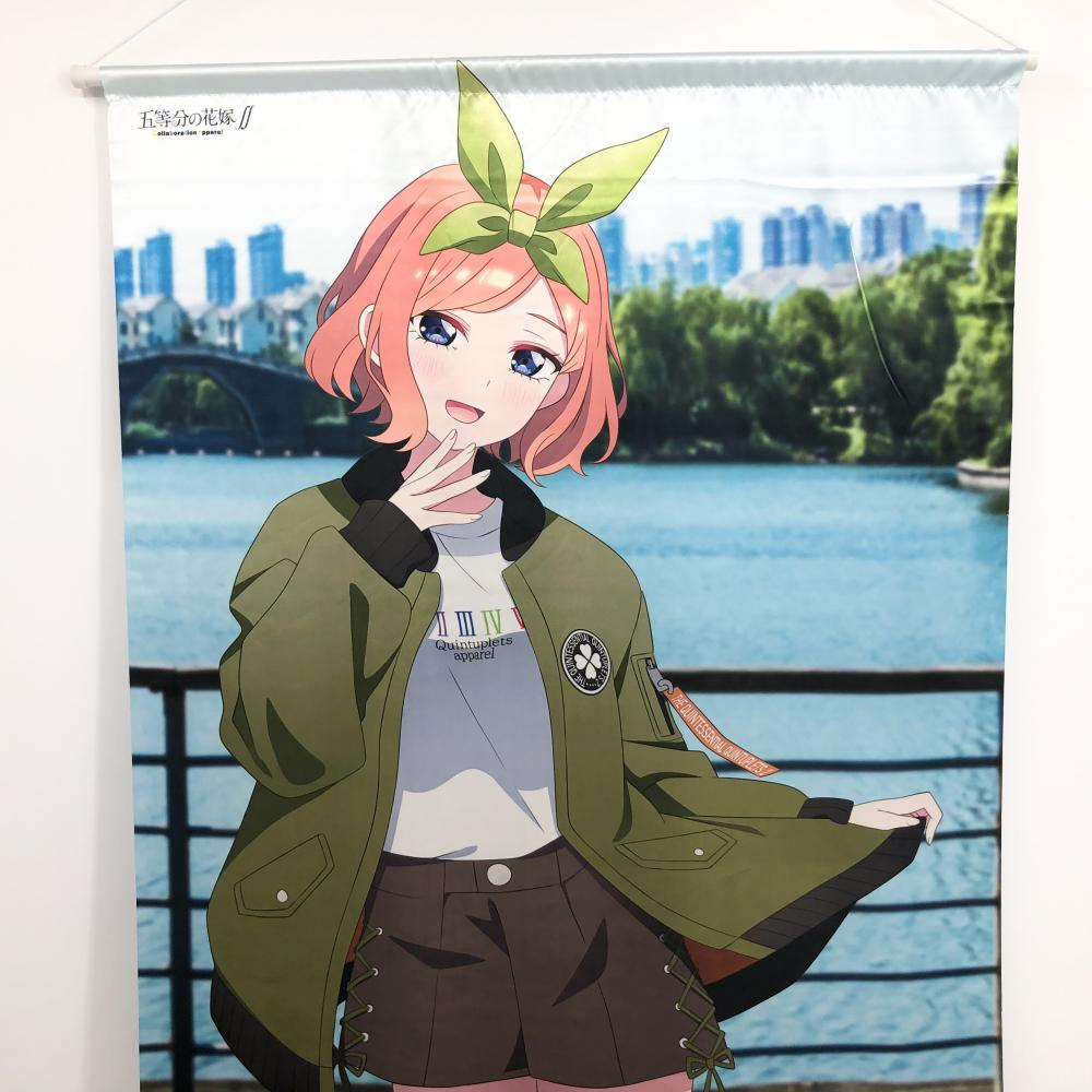 【中古】現状渡/訳有 UNDER GROUND CIRCUS 五等分の花嫁 コラボレーションアパレル アイテム購入限定特典 等身大タペストリー 中野四葉拍卖