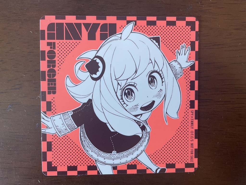 【2025】 スパイファミリー アーニャ フォージャー コースター ★ SPY × FAMILY 【条件付き送料無料】拍卖