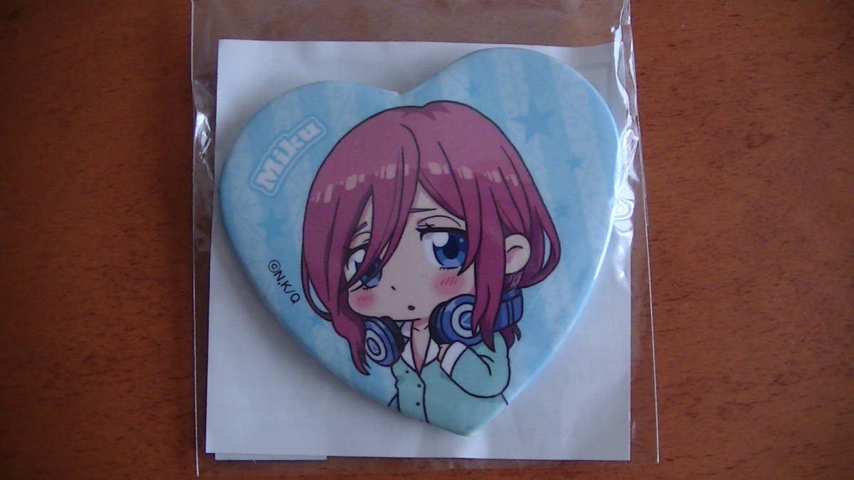 【2025】 五等分の花嫁 中野三玖 缶バッジ ★ 【条件付き送料無料】拍卖