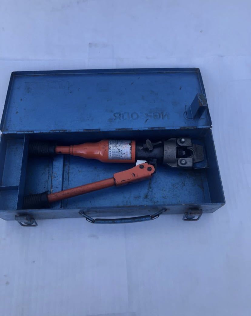中古 動作確認済み 小型油圧端子圧着機 NC-60DR型 手動 油圧拍卖