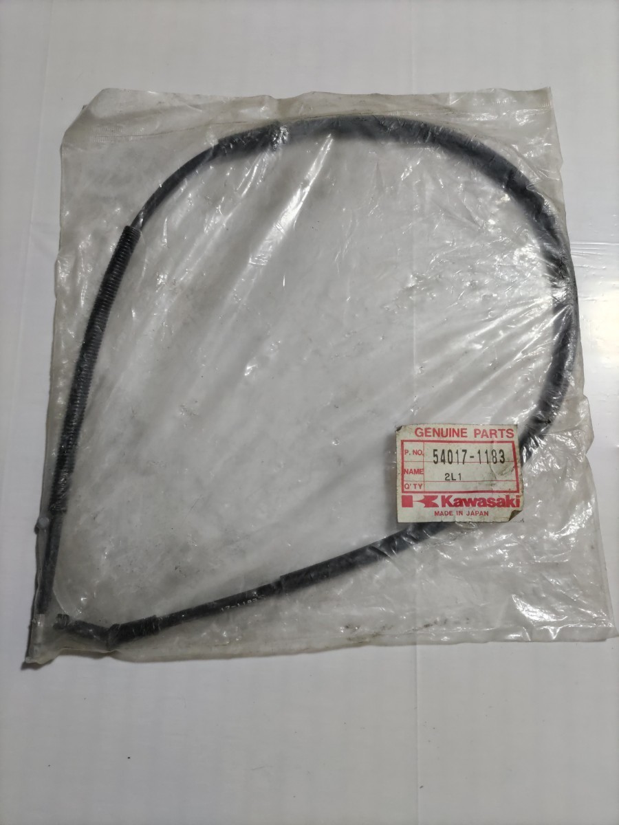 横浜発/KAWASAKI /カワサキ)/純正部品 / ケーブル(スターター)/ 品番54017-1183/2L1/絶版/廃番/希少/長期間倉庫保管品/拍卖