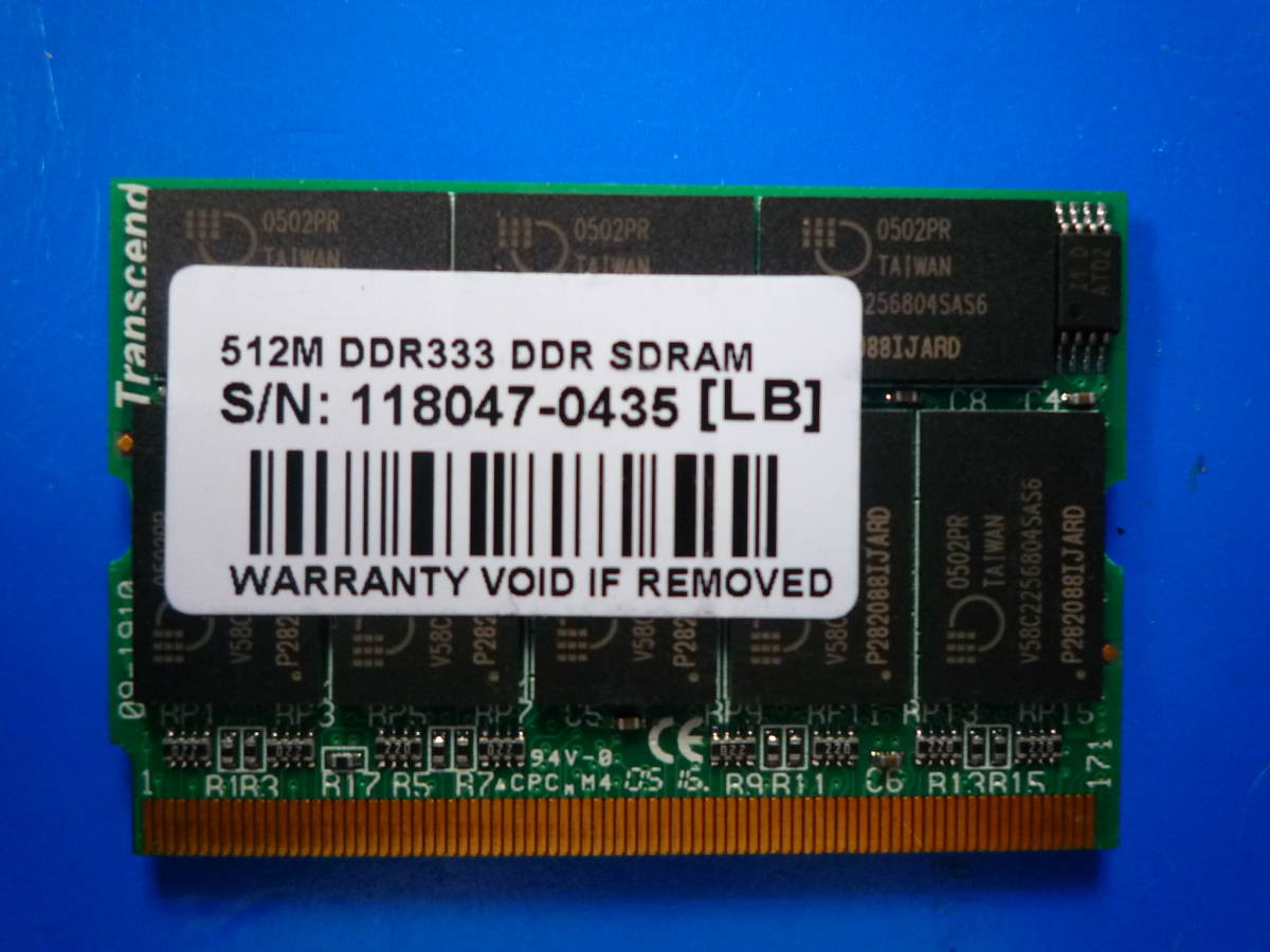 ☆彡 MicroDIMM PC2700 DDR333 512B ☆DMM-02拍卖