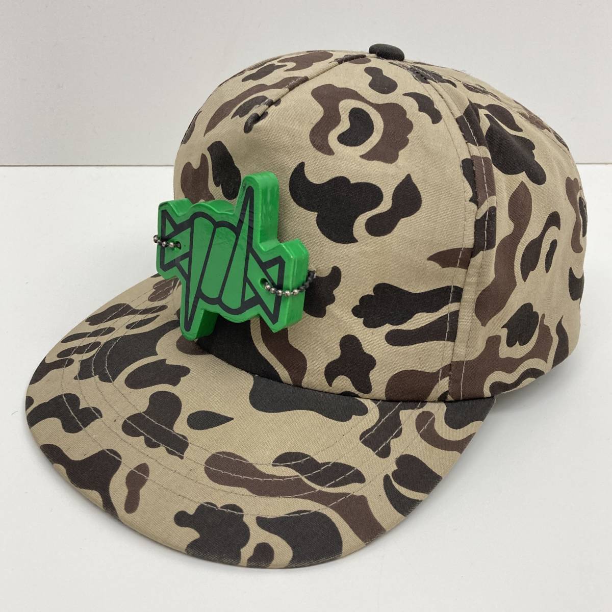 名作 初期 UNDERCOVER × RECON カモフラ 立体 ロゴ チャーム付 キャップ アンダーカバー リーコン 迷彩 帽子 CAP archive 3070679拍卖